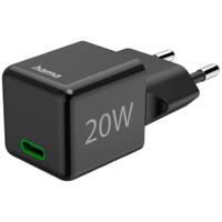 Hama USB-oplader 20.00 W 1x USB-C USB PD Zwart Binnen USB Power Delivery (USB-PD)