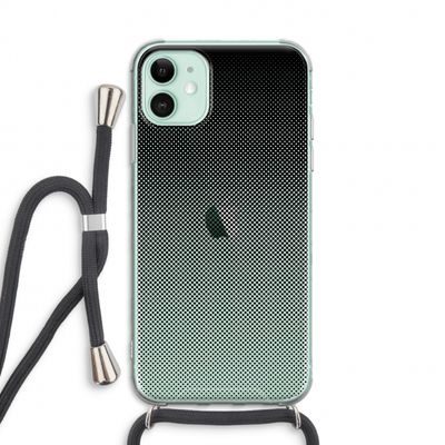 Musketon Halftone: iPhone 11 Transparant Hoesje met koord