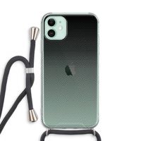 Musketon Halftone: iPhone 11 Transparant Hoesje met koord