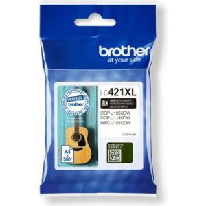 Brother LC-421XLBK inktcartridge 1 stuk(s) Origineel Hoog (XL) rendement Zwart