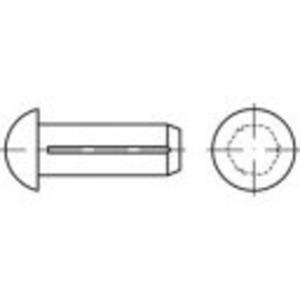 TOOLCRAFT TO-5451801 Halfronde kerfnagel 2 mm Messing 1000 stuk(s)