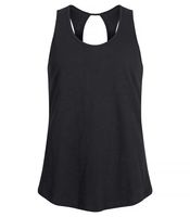 Clique 029351 Slub Tanktop Ladies - Zwart - L - thumbnail