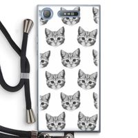 Kitten: Sony Xperia XZ1 Transparant Hoesje met koord
