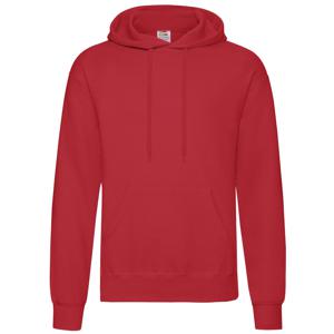 Fruit of the Loom capuchon sweater - rood - volwassenen - Classic Hooded Sweat - Hoodie