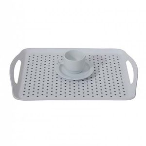 StayPut Antislip dienblad klein wit, afmeting 41,5 x29,5 cm