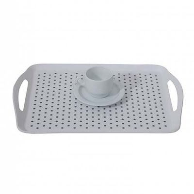 StayPut Antislip dienblad klein wit, afmeting 41,5 x29,5 cm