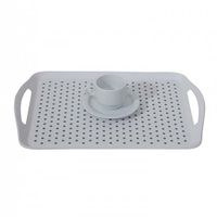 StayPut Antislip dienblad klein wit, afmeting 41,5 x29,5 cm
