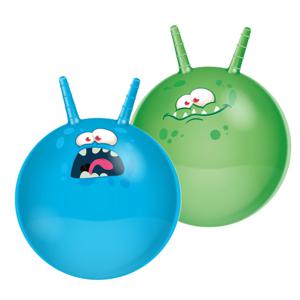 Skippyballen Funny Faces - set van 2 - 45 cm - buitenspeelgoed voor kleine kinderen