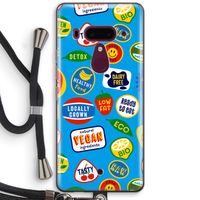 Fruitsticker: HTC U12+ Transparant Hoesje met koord Fruitsticker: HTC U12+ Transparant Hoesje met koord