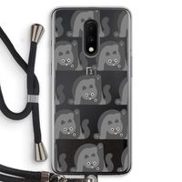 Cats: OnePlus 7 Transparant Hoesje met koord