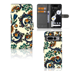 Wallet Case Google Pixel 7 Pro Barok Flower