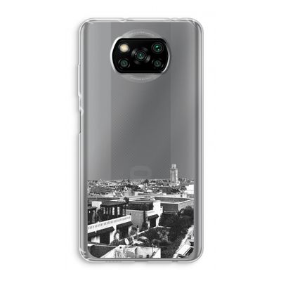Marrakech Skyline : Xiaomi Poco X3 NFC Transparant Hoesje