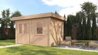 Lugarde Select Modern tuinhuis Breda 388x250cm - Onbehandeld- Plat dak- - Lugarde Select Lugarde Select Modern tuinhuis Breda 388x250cm - Onbehandeld- Plat dak- - Lugarde Select