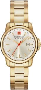 Swiss Military Hanowa 06-7230.7.02.002 Horloge staal goudkleurig 32 mm