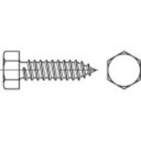 TOOLCRAFT 1068026 Zeskant plaatschroeven 8 mm 45 mm Buitenzeskant DIN 7976 RVS A2 100 stuk(s)