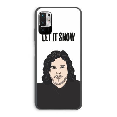 Let It Snow: Xiaomi Redmi Note 10 5G Transparant Hoesje