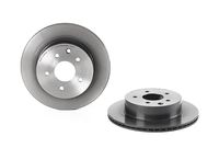 Remschijf COATED DISC LINE BREMBO, Remschijftype: Binnen geventileerd, u.a. für Nissan, Infiniti, Renault - thumbnail