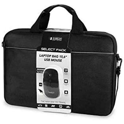 Laptoptas Subblim Maletín con Ratón Select Pack Wired Mouse USB + Laptop bag 15,6"