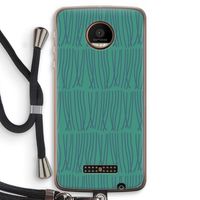 Swirls: Motorola Moto Z Force Transparant Hoesje met koord