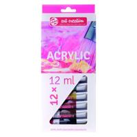 Acrylverfset Talens Multicolour 12 ml 12 Onderdelen
