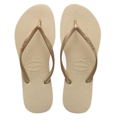 Havaianas - Slim | Sand Grey/Light Golde Rubber Dames