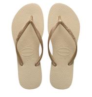 Havaianas - Slim | Sand Grey/Light Golde Rubber Dames