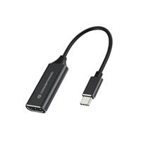 Conceptronic ABBY03B video kabel adapter HDMI Type A (Standaard) USB Type-C Zwart