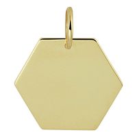 Hanger Babyvoetjes geelgoud 10,5 mm Hanger Babyvoetjes geelgoud 10,5 mm