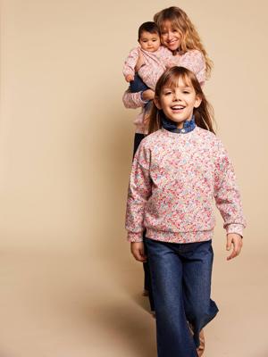 Sweater voor meisjes met bloemenprint meerkleurig Sweater voor meisjes met bloemenprint meerkleurig