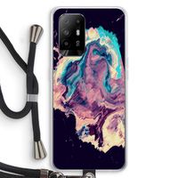 Cosmic Silence: Oppo A94 5G Transparant Hoesje met koord