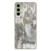 Samsung Galaxy S21FE TPU Siliconen Hoesje Beton Print