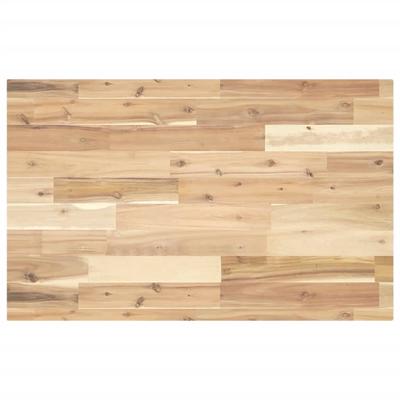 Wastafelblad 140x50x4 cm onbehandeld massief acaciahout