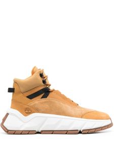 Timberland baskets montantes en daim à lacets - Marron