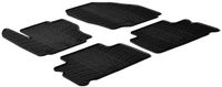 Rubbermatten passend voor Ford S-Max & Galaxy 5 deurs 2006-2011 (T-Design 4-delig + montageclips) GL0284 - thumbnail