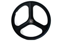 Navigate Tri Spoke Fixed Gear Achterwiel - Zwart Navigate Tri Spoke Fixed Gear Achterwiel - Zwart