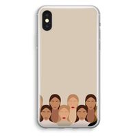 Girls girls girls: iPhone XS Transparant Hoesje