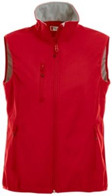 Clique 020916 Basic Softshell Vest Ladies - Rood - XL