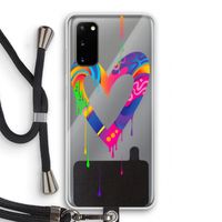 Melts My Heart: Samsung Galaxy S20 Transparant Hoesje met koord