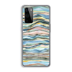 Watercolor Agate: OnePlus 9 Pro Transparant Hoesje