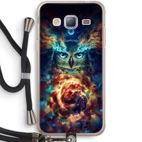 Aurowla: Samsung Galaxy J3 (2016) Transparant Hoesje met koord