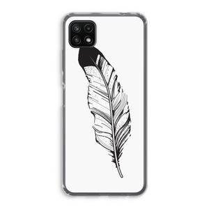 Pluim: Samsung Galaxy A22 5G Transparant Hoesje