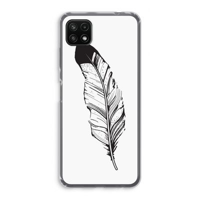 Pluim: Samsung Galaxy A22 5G Transparant Hoesje