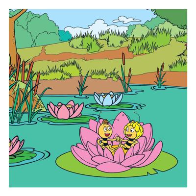 Studio 100 Maya kleurboek - kleuren met water