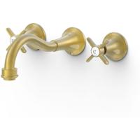 Wastafelkraan Tres Clasic | Inbouw | Mengkraan | Incl.Inbouwdeel | Vintage | Messing oud