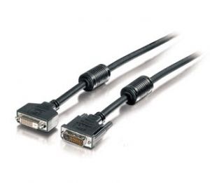 Equip 118973 DVI kabel 3 m DVI-D Zwart