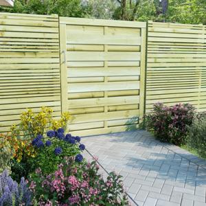 VidaXL Poort 100x125 cm geïmpregneerd grenenhout groen