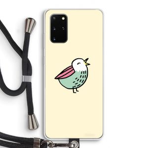 Birdy: Samsung Galaxy S20 Plus Transparant Hoesje met koord