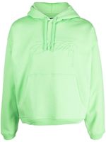 Stüssy hoodie en coton à logo en relief - Vert