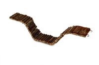 Beeztees alfy hangbrug - knaagdierspeelgoed - hout - 53 cm - thumbnail