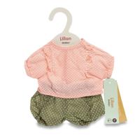 Skrallan Poppenkleding setje polkadot (36-40cm)